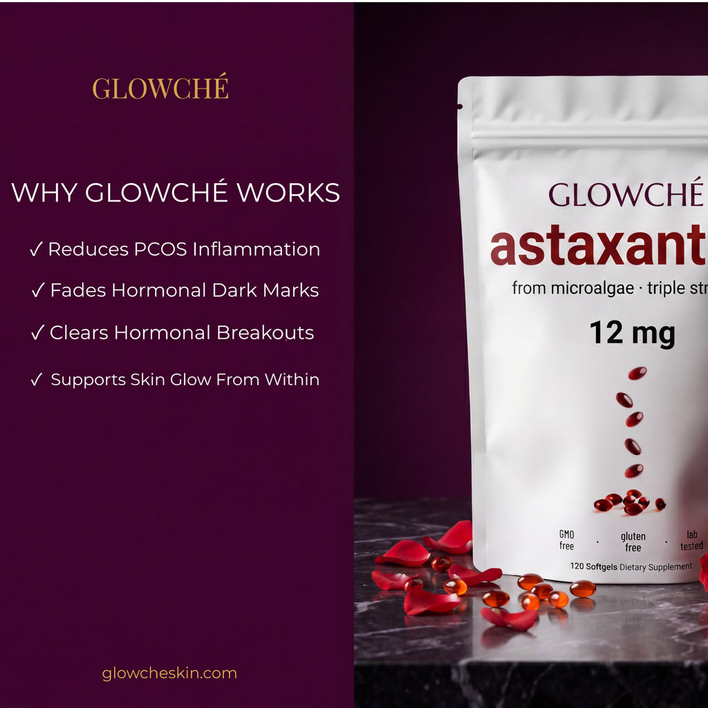 GLOWCHÉ PCOS Glow Capsules — Astaxanthin 12mg